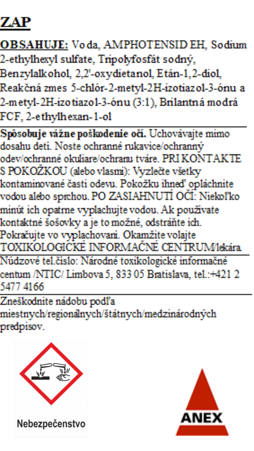 ZAP - energetický štítok