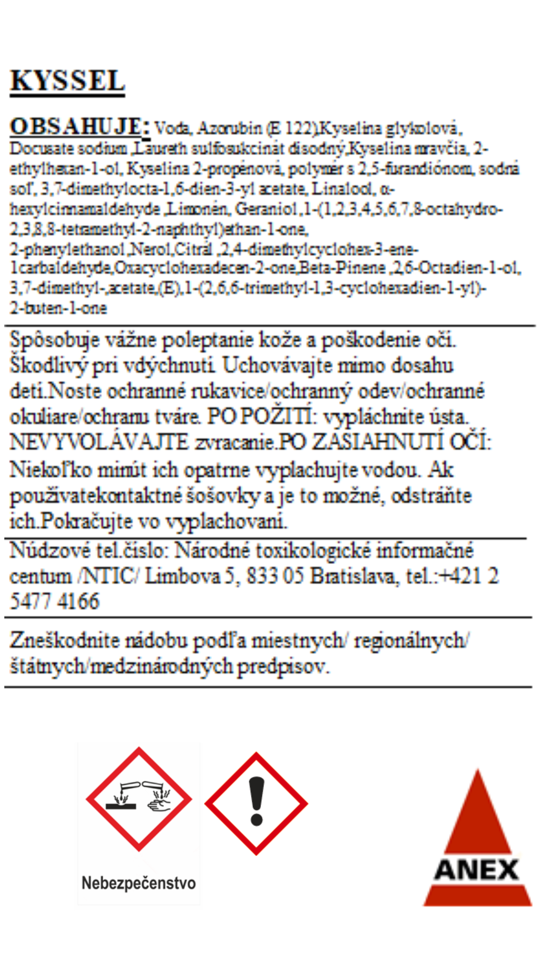 KYSSEL - energetický štítok